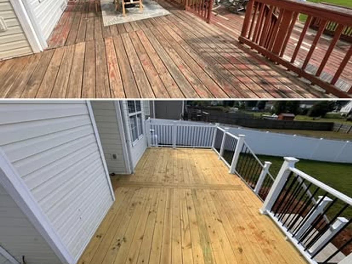 Custom deck and covered porch build in Clarksville, TN by JM Home and Property Services (5)